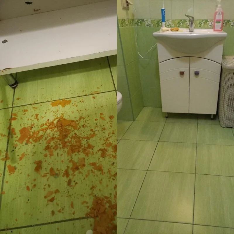 Уборка трёхкомнатной